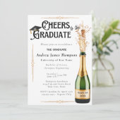 Ankündigung von Art Deco Retro Foto Graduation Par (Stehend Vorderseite)