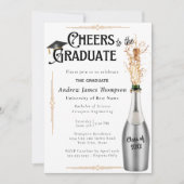 Ankündigung von Art Deco Retro Foto Graduation Par (Vorderseite)