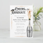 Ankündigung von Art Deco Retro Foto Graduation Par (Stehend Vorderseite)