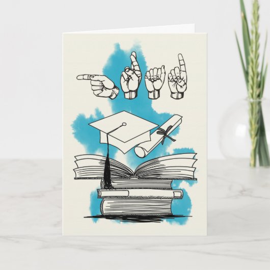 Ankündigung von ASL-Abschlüssen (Vorderseite)