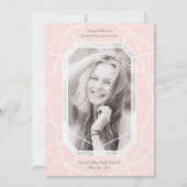 Ankündigung von atemberaubend Gem High School Grad (Vorderseite)