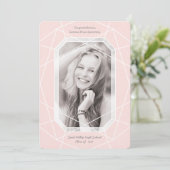 Ankündigung von atemberaubend Gem High School Grad (Stehend Vorderseite)