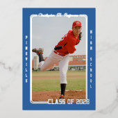 Ankündigung von Athletic Royal Blue Abschluss (Vorderseite)