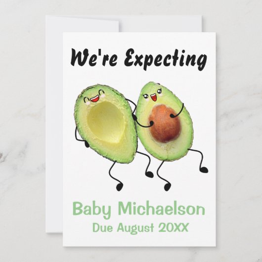 Ankündigung von Avocado Couple Pregnancy (Vorderseite)
