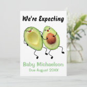 Ankündigung von Avocado Couple Pregnancy (Stehend Vorderseite)