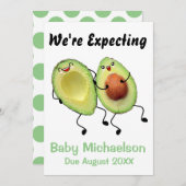 Ankündigung von Avocado Couple Pregnancy (Vorne/Hinten)