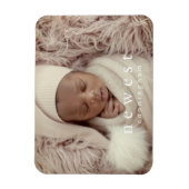 Ankündigung von Baby Birth Magnet (Vertikal)