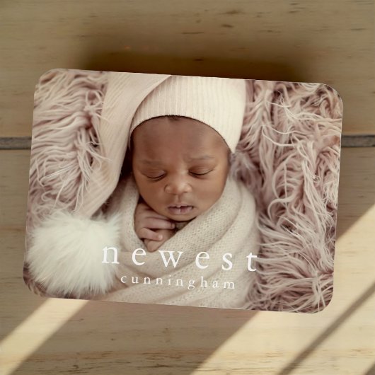 Ankündigung von Baby Birth Magnet