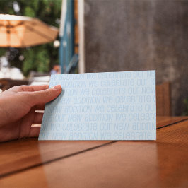 Ankündigung von Baby Boy Postcard