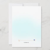 Ankündigung von Baby Clothesline Schwangerschaft (Rückseite)