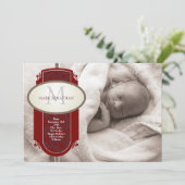 Ankündigung von Baby Holiday (Stehend Vorderseite)