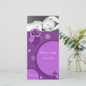 Ankündigung von Baby Owl (Stehend Vorderseite)