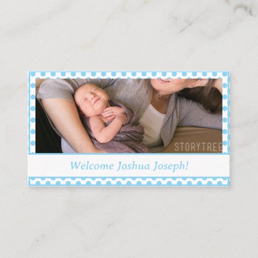 Ankündigung von Babyjungen (Vorderseite)