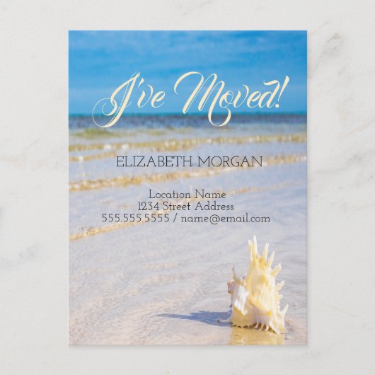 Ankündigung von "Beach Waves Moving" (Vorderseite)