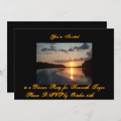 Ankündigung von benutzerdefinierten 12x18 Dinner-P (Vorne/Hinten)