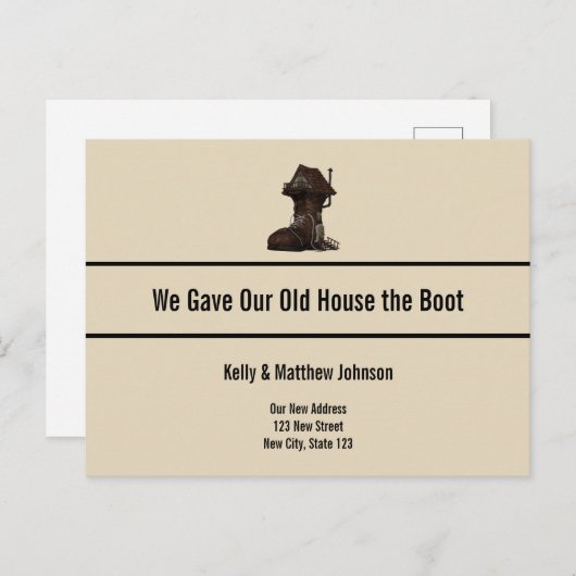 Ankündigung von benutzerdefinierten Funny Boot Hou (Vorne/Hinten)