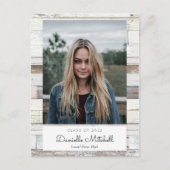 Ankündigung von beschädigtem Foto aus Holz Postkar (Vorderseite)