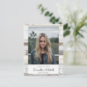 Ankündigung von beschädigtem Foto aus Holz Postkar (Stehend Vorderseite)