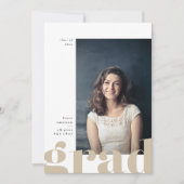 Ankündigung von Big Bold Type-Abschlüssen (Vorderseite)