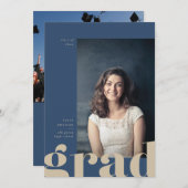 Ankündigung von Big Bold Type-Abschlüssen (Vorne/Hinten)