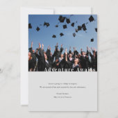 Ankündigung von Big Bold Type-Abschlüssen (Rückseite)