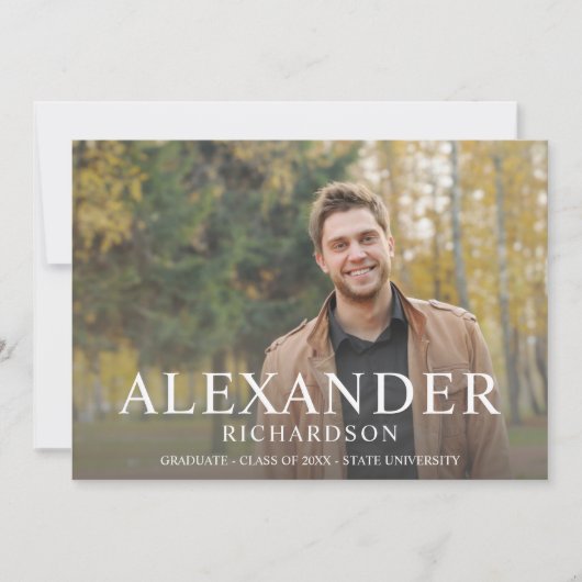 Ankündigung von Big Mod Name Foto Abschluss (Vorderseite)