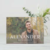 Ankündigung von Big Mod Name Foto Abschluss (Stehend Vorderseite)