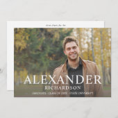 Ankündigung von Big Mod Name Foto Abschluss (Vorne/Hinten)