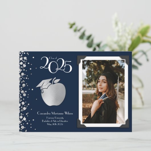 Ankündigung von Bildung Navy Abschluss (Stehend Vorderseite)