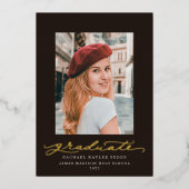 Ankündigung von Black and Gold Foil Script Foil (Vorderseite)