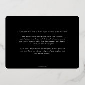 Ankündigung von Black Caduceus Medical Abschluss (Rückseite)