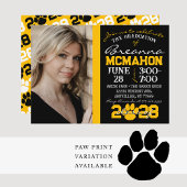 Ankündigung von Black & Gold Abschluss Foto