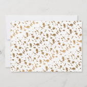 Ankündigung von Black Gold Graduate Foto Abschluss (Rückseite)