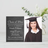 Ankündigung von Blackboard Foto Abschluss (Stehend Vorderseite)