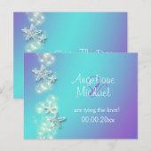 Ankündigung von Blauem lila Strandstarhnenvogel (Vorne/Hinten)