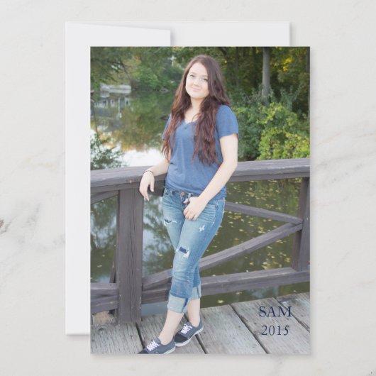 Ankündigung von Blue Abschluss (Rückseite)