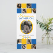 Ankündigung von Blue and Gold 9 Foto Abschluss (Stehend Vorderseite)