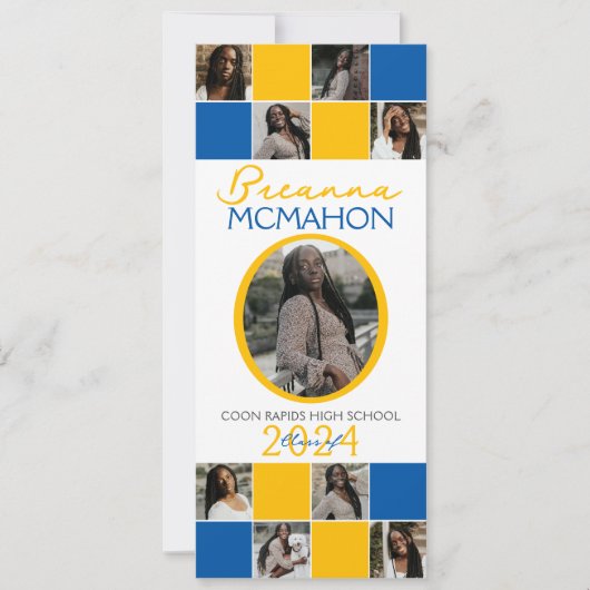 Ankündigung von Blue and Gold 9 Foto Abschluss (Vorderseite)