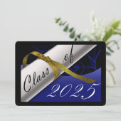 Ankündigung von Blue and Gold Abschluss (Stehend Vorderseite)