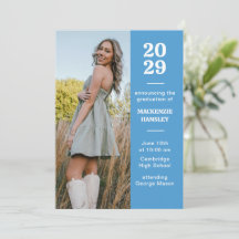 Ankündigung von Blue Modern Abschluss