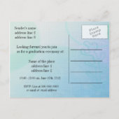 Ankündigung von Blue Uni Abschluss (Rückseite)