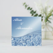 Ankündigung von Blue Wedding (Stehend Vorderseite)