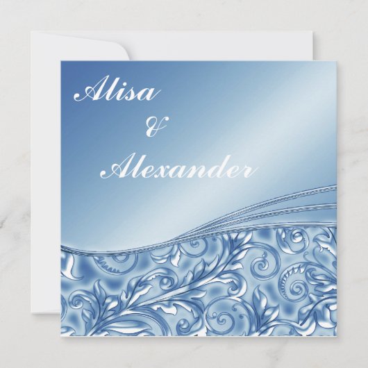 Ankündigung von Blue Wedding (Vorderseite)