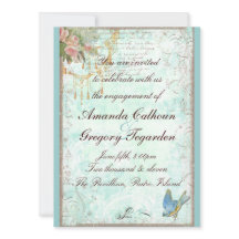 Ankündigung von Bluebird & Pink Roses Verlobung