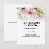 Ankündigung von Blume für Wasserfarben Postkarte (Vorne/Hinten)