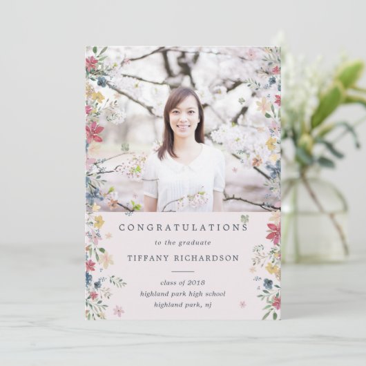 Ankündigung von Blumenkohl-Foto Abschluss (Stehend Vorderseite)