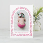 Ankündigung von Blumenstrauß (Stehend Vorderseite)