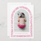 Ankündigung von Blumenstrauß (Vorne/Hinten)