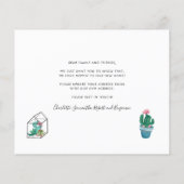 Ankündigung von Boho Chic zur Änderung des Haushal (Rückseite)