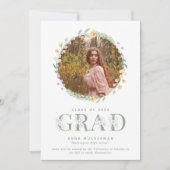 Ankündigung von Boho Wildblume Digital Abschluss (Vorderseite)